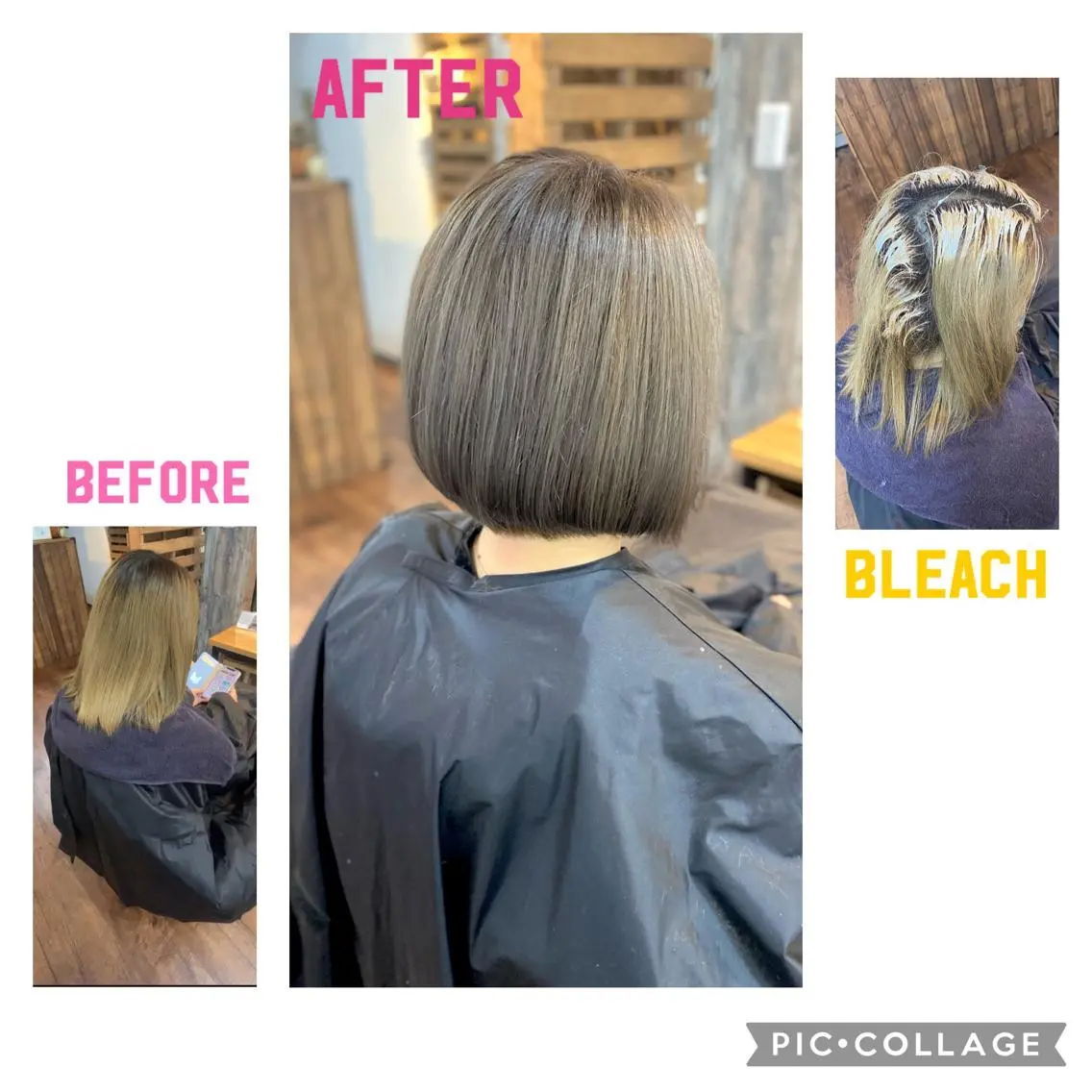 ショート カラー ブリーチ ハイライトカラー ハイライト カット ヘアカラー トリートメント Luzir⭐︎ GEN⭐︎のヘアスタイル