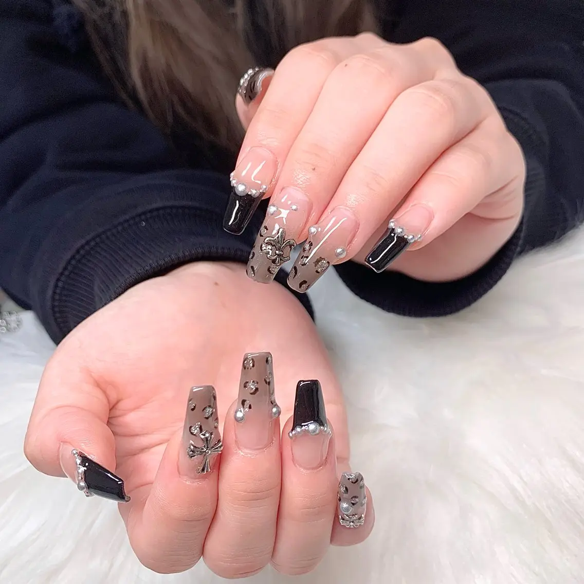 ネイル 長さ出し xinh nailsのネイルデザイン
