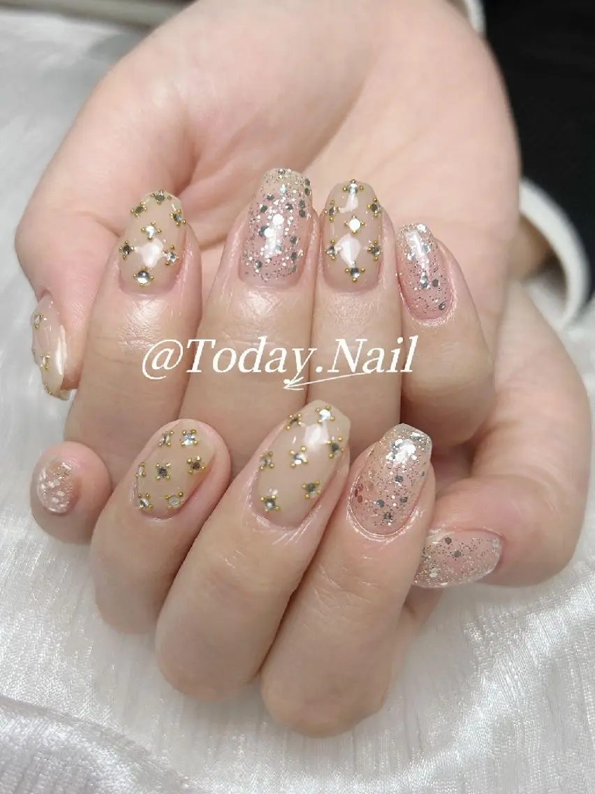 ネイル ハンドネイル ラン 花花．nailのネイルデザイン