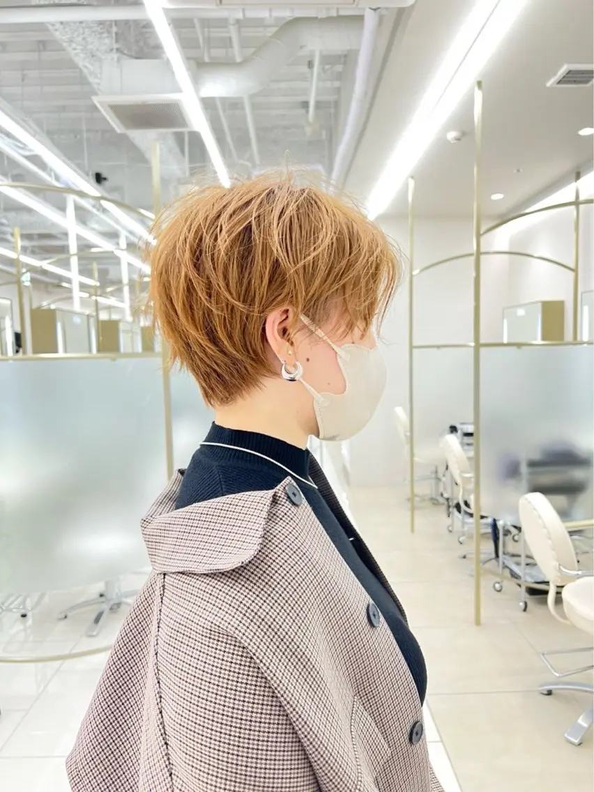 ショート ショートヘア 11万フォロワー 浜田貫太郎✨️のヘアスタイル