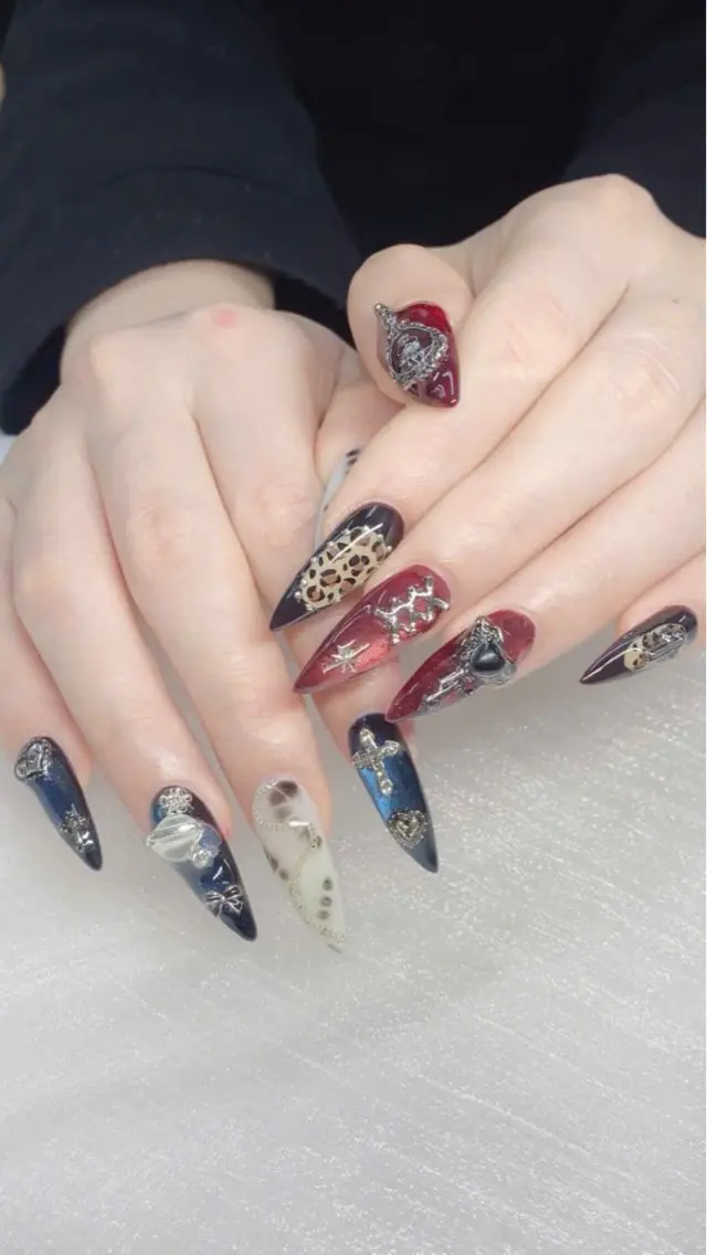 ネイル 成人式 フレンチネイル グラデーション 韓国ネイル マグネットネイル ハンドネイル ハンドケア Hara Nail 【持ち込みOK】のネイルデザイン