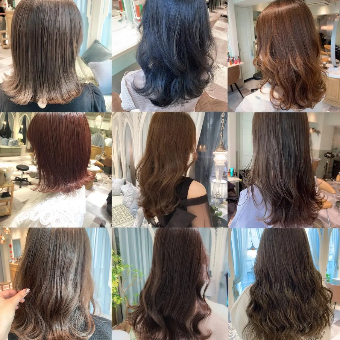 ロング カラー カット ヘアカラー トリートメント 韓国ヘア特化型美容師 カワノマイ🇰🇷のヘアスタイル