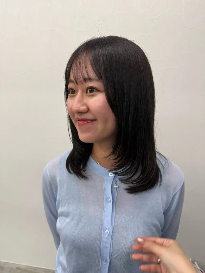 セミロング カット トリートメント 🎀うる艶モテ髪🎀 透明感/ユナのヘアスタイル
