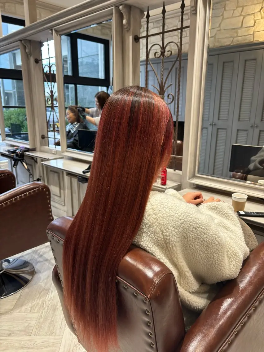 ロング 縮毛矯正 🫧大滝 いくみ🌿辻堂のヘアスタイル
