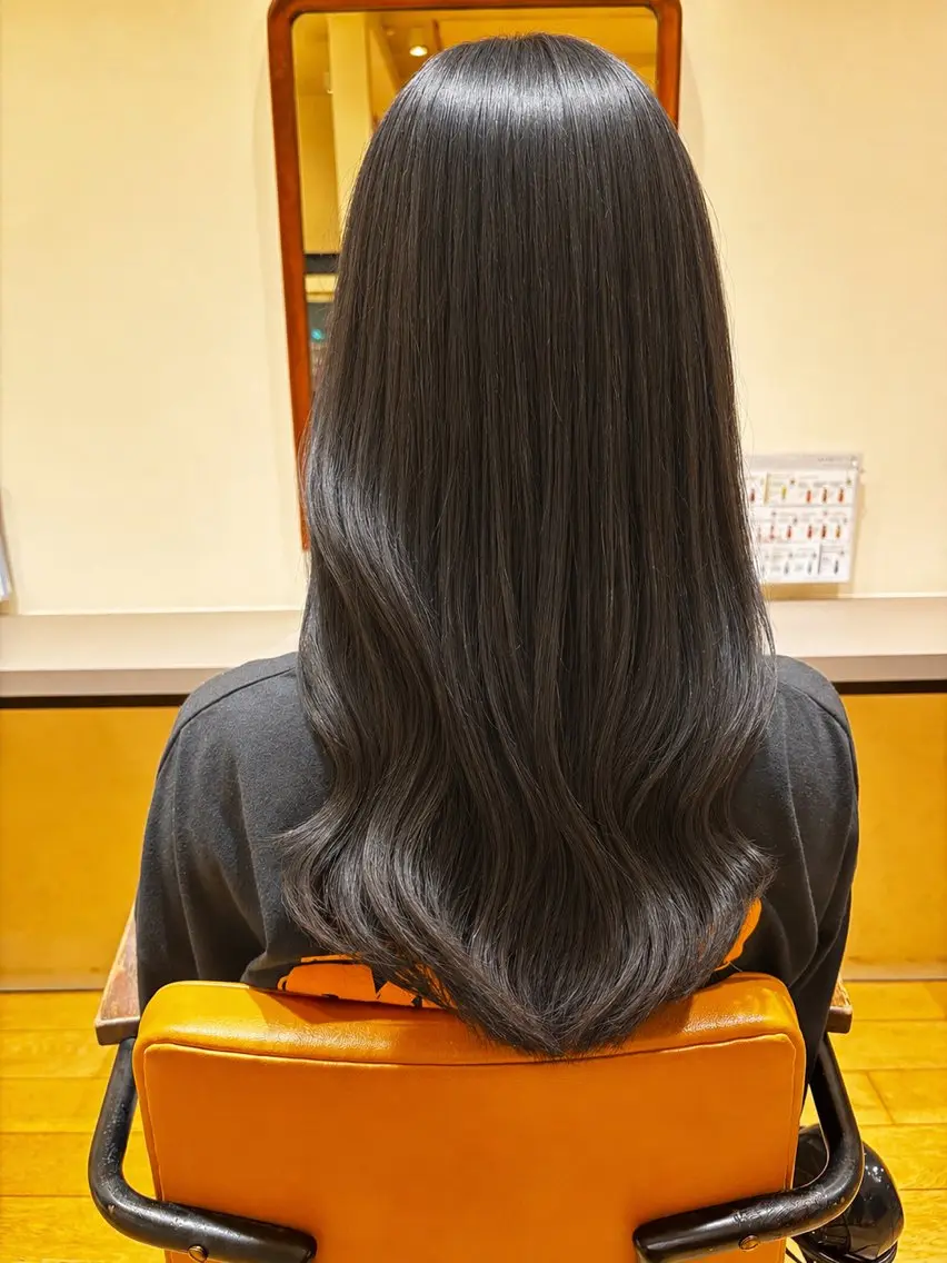 カラー CLAPSコハク モデル募集のヘアスタイル