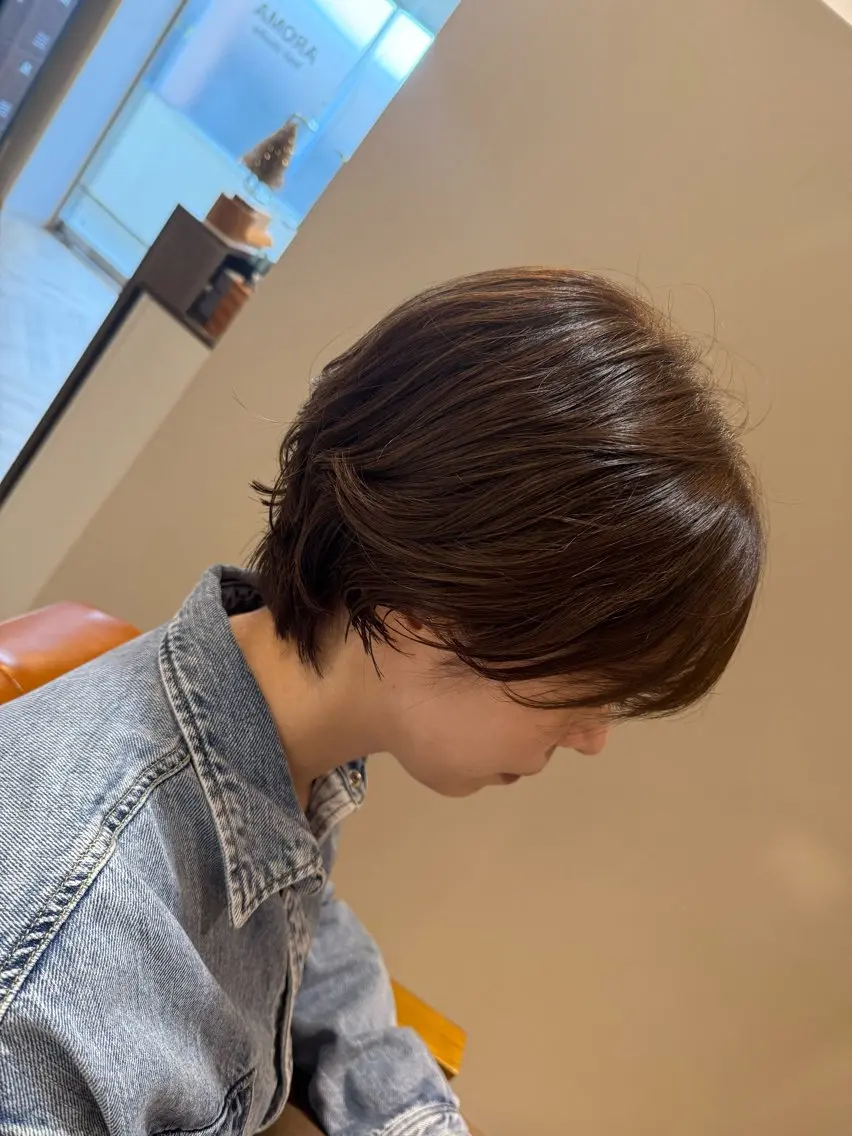 ショート カラー パーマ カット パーマ soi 💜AYAKOのヘアスタイル