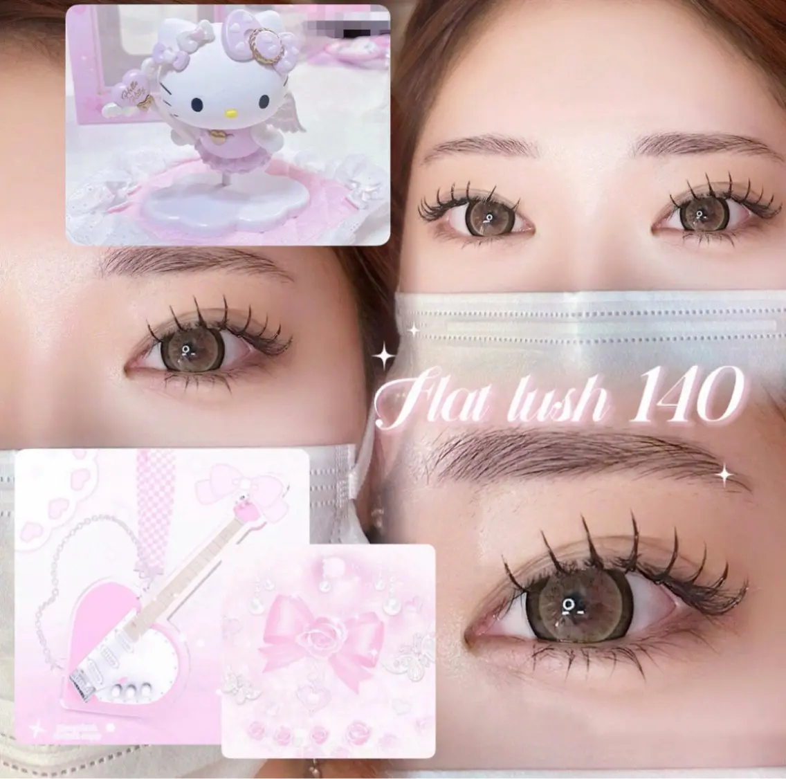 マツエク・マツパ 。ꕤ°₊sakura 束感まつ毛⊹𓈒✿のマツエク・マツパデザイン
