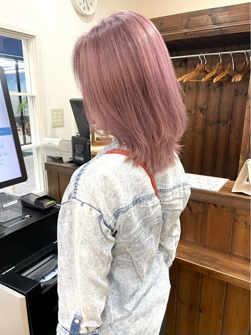 ミディアム カラー ヘアカラー 🦋メンズカット/パ ーマモデル紀輔🦋‪のヘアスタイル
