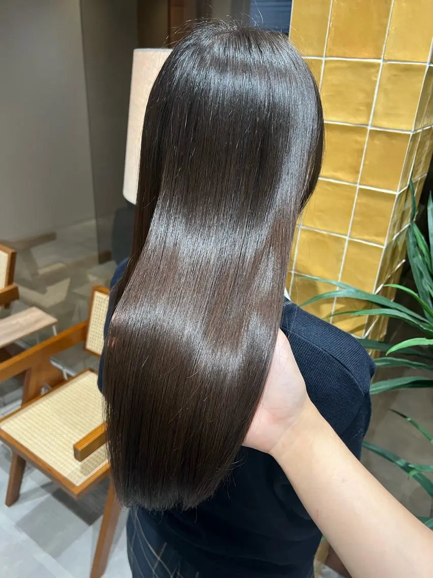 ロング 髪質改善 トリートメント カット ヘアカラー トリートメント 艶髪/透明感 レイヤー YUKIのヘアスタイル