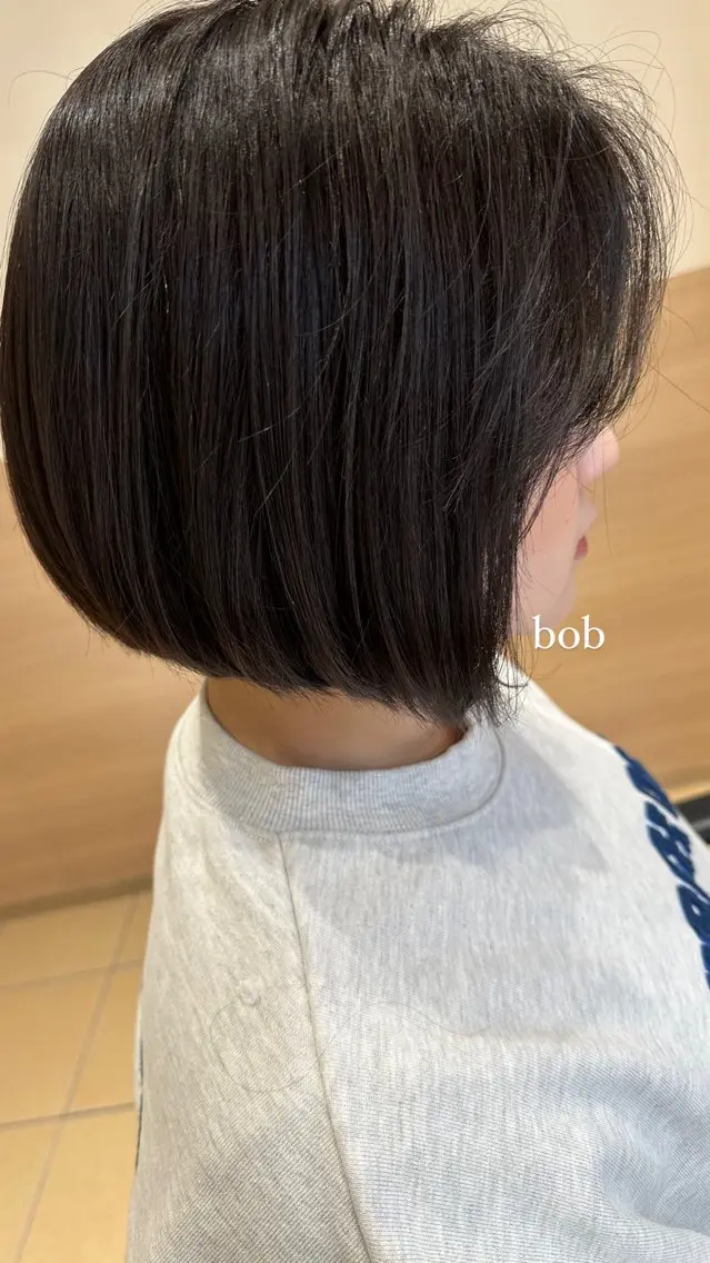 ショート カラー 黒髪 ブラウンカラー ケアカラー ピンクカラー ピンクブラウン カット 天野 瑠真のヘアスタイル
