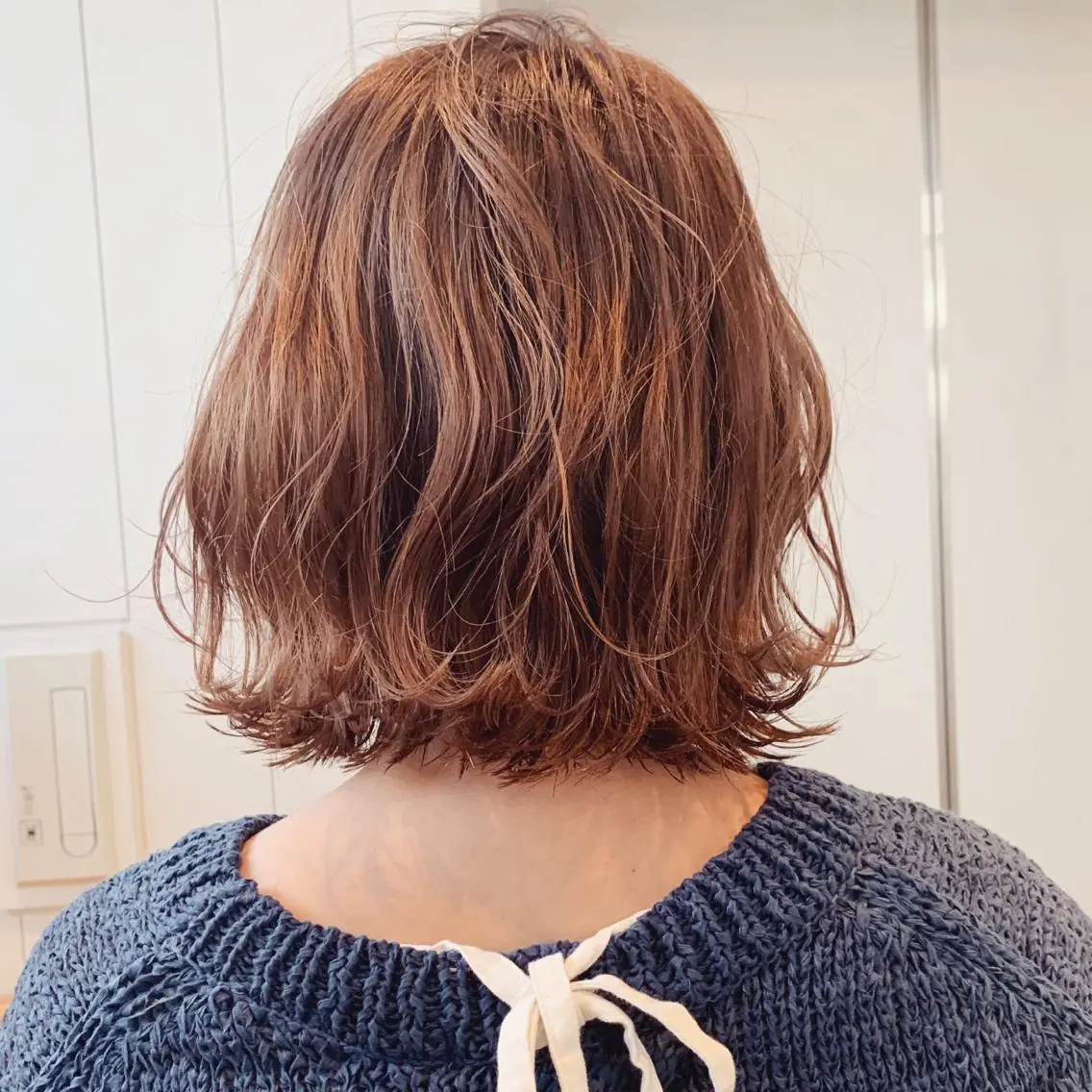 ミディアム カット ヘアカラー 佐々木 健太郎のヘアスタイル