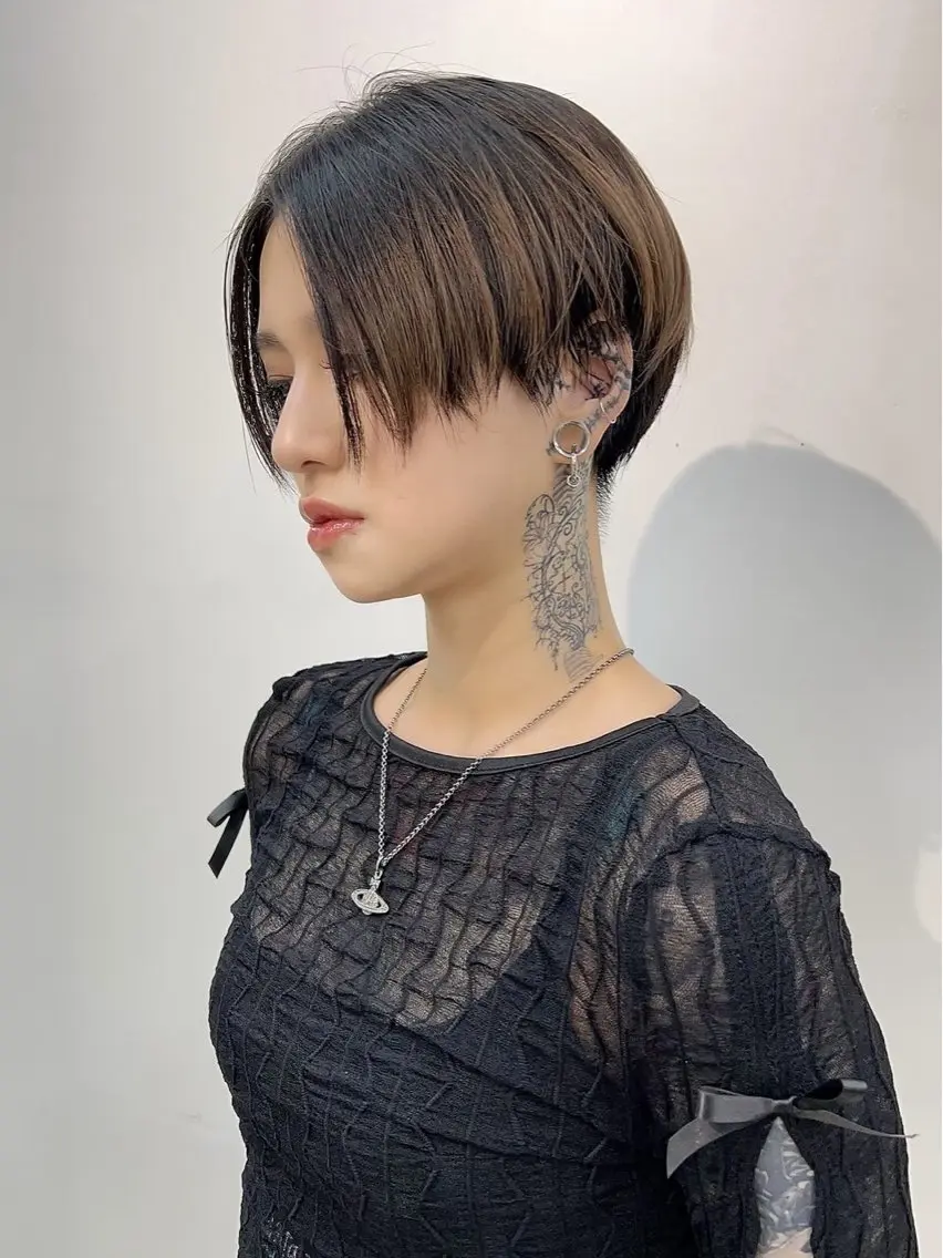 ショート 渋谷ショート、パーマ 美容師vain はるのヘアスタイル