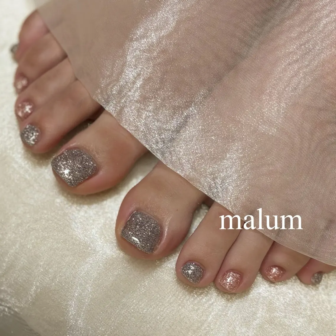 ネイル フットネイル malum nailのネイルデザイン
