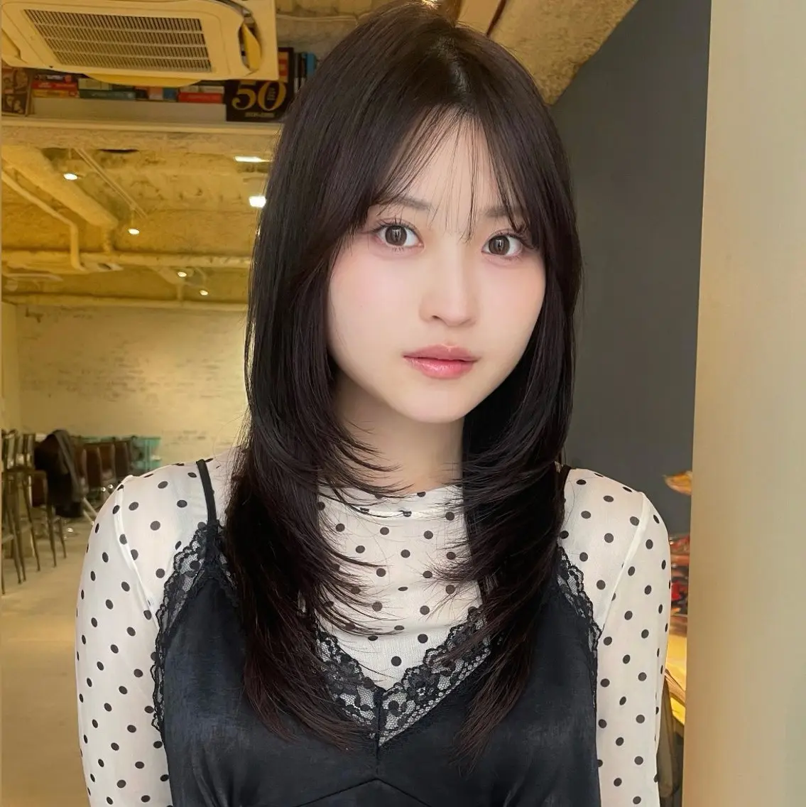 ミディアム 顔周りカット レイヤーカット 🫧透明感カラー🫧 Anjuのヘアスタイル