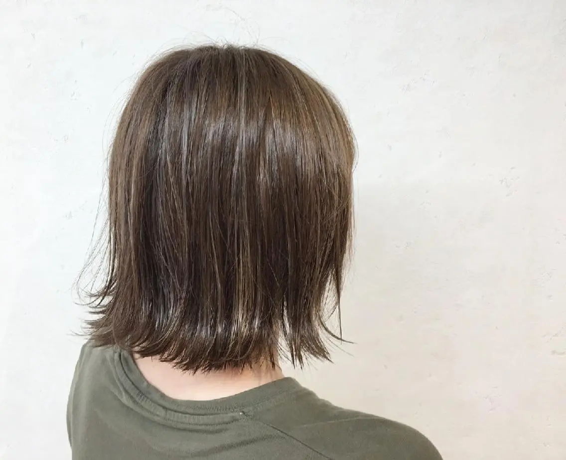 カラー ショート ハイライトカラー ハイライト 透明感ハイライト◎ 伊藤夏海のヘアスタイル