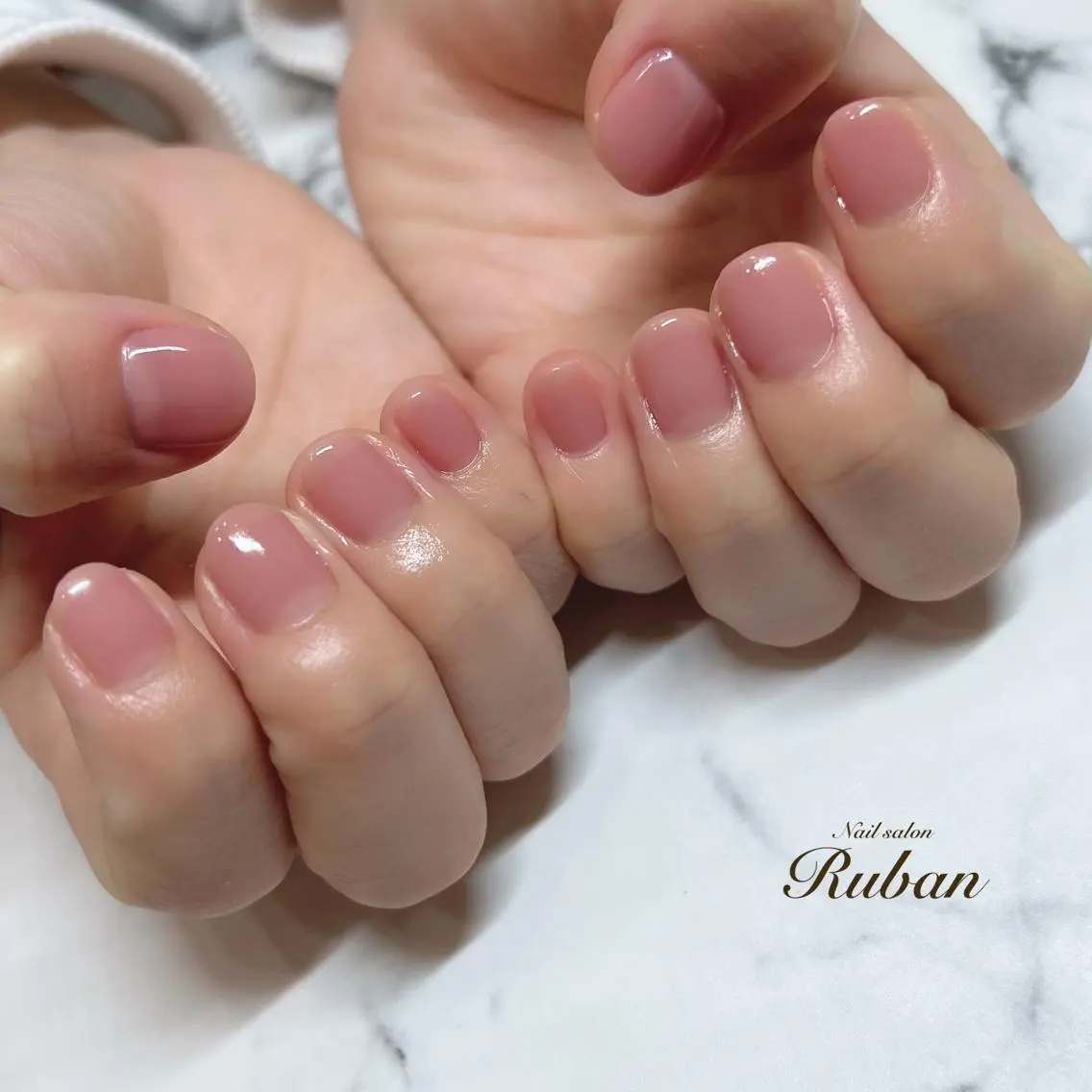 ネイル ワンカラーネイル Nail salon Rubanのネイルデザイン