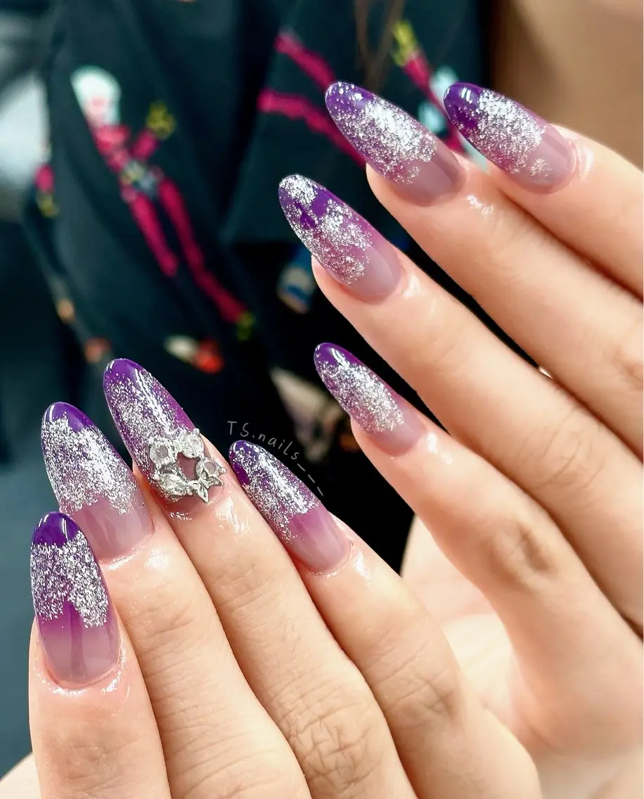 ネイル キラキラネイル マグネットネイル 持ち込み シンプルネイル ハンドネイル フットネイル ハンドケア TS. nails___のネイルデザイン