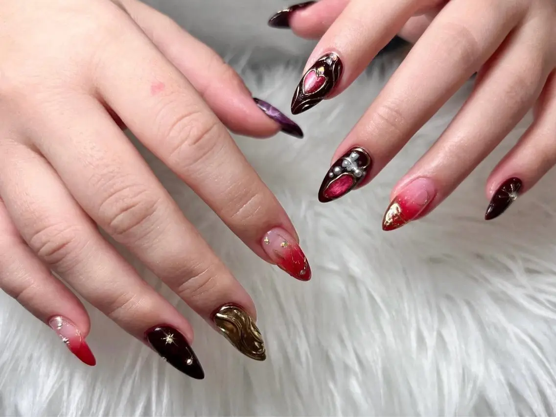 ネイル ハンドネイル Sora Nail Honastugiのネイルデザイン