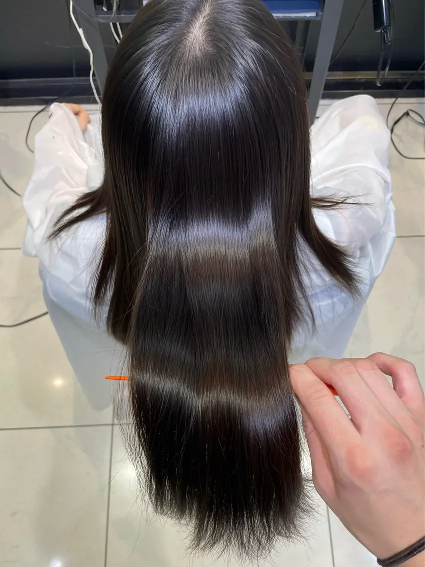ロング 縮毛矯正 🫧似合わせ艶カラー /平山🫧のヘアスタイル