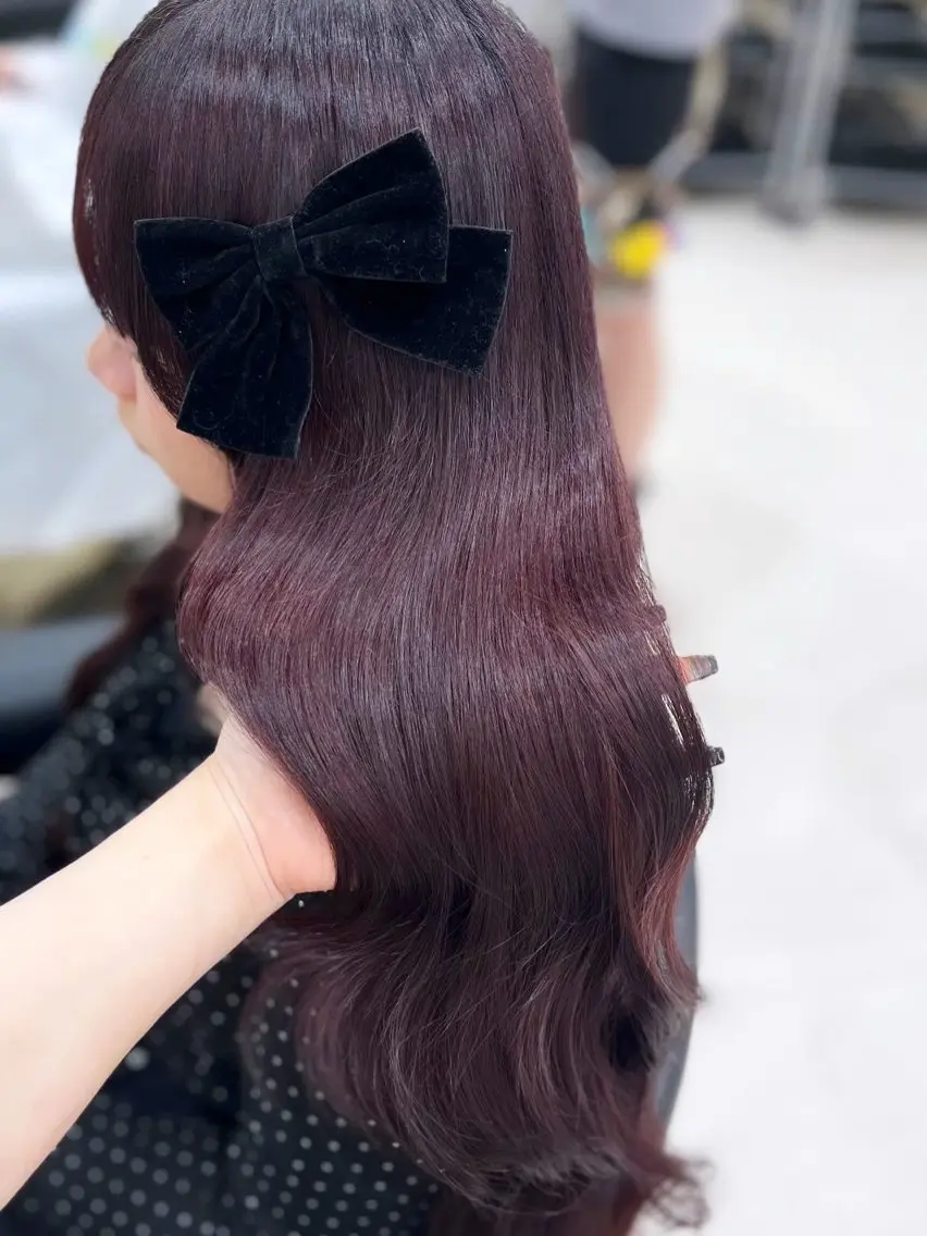 カラー ヘアカラー トリートメント ベージュ・ラベンダー カラー🎀りりのヘアスタイル