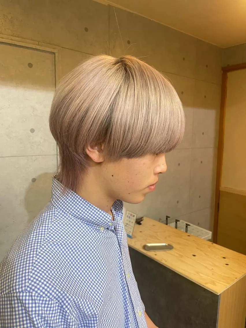 メンズ ))カラー特化(( 渡邉 怜のヘアスタイル