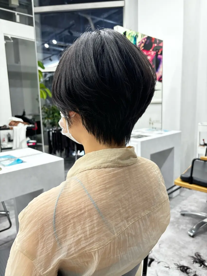 ショート カット 門崎未依/レイヤー/ メンズカット🪿🌼のヘアスタイル