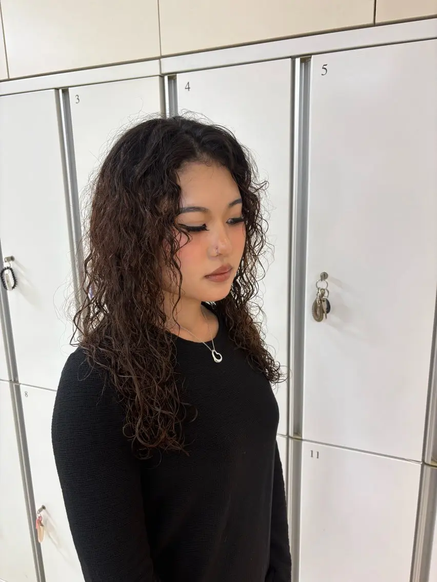 パーマ CREA渋沢 モデル募集🌺アイナのヘアスタイル