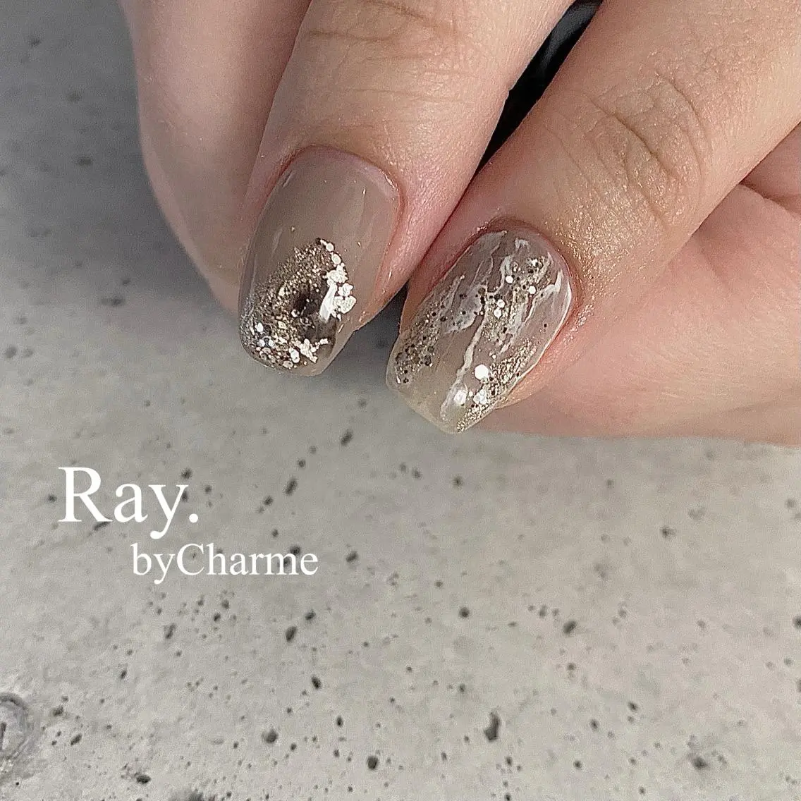 ネイル Ray. ／綺麗目ニュアンスのネイルデザイン