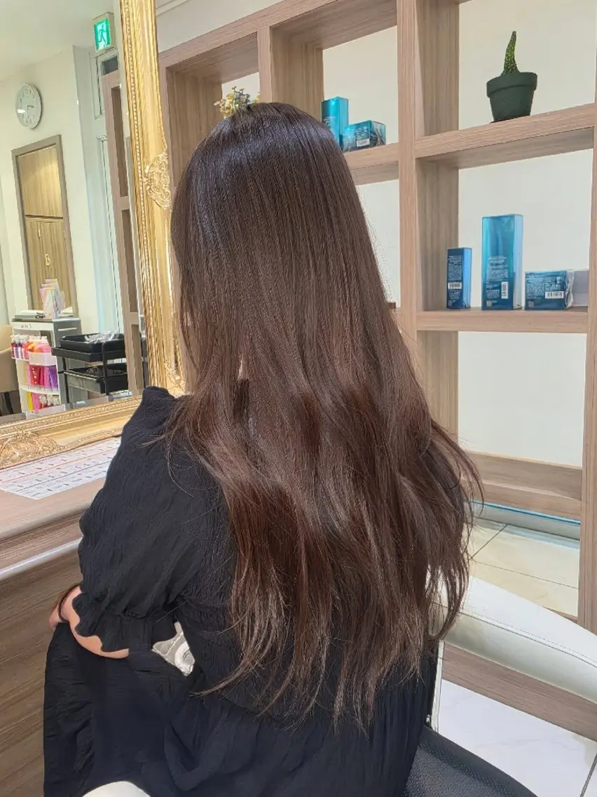 ロング カラー カット ヘアカラー 🎀艶髪カラー🎀 Aiのヘアスタイル
