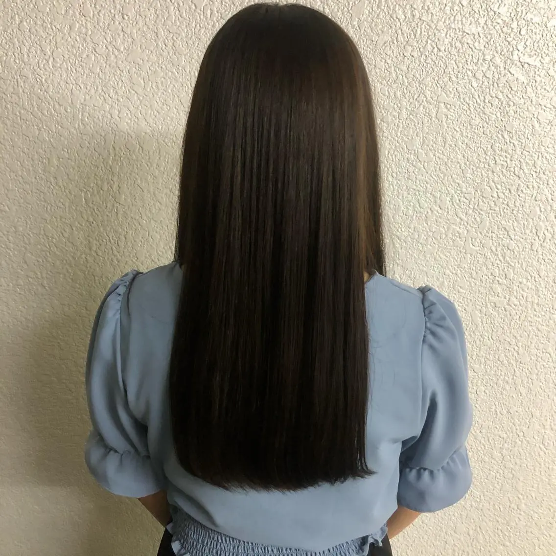 ロング パーマ 縮毛矯正 渋谷 留菜のヘアスタイル