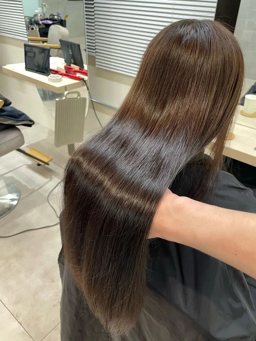 ロング カット トリートメント 安田 蓮のヘアスタイル