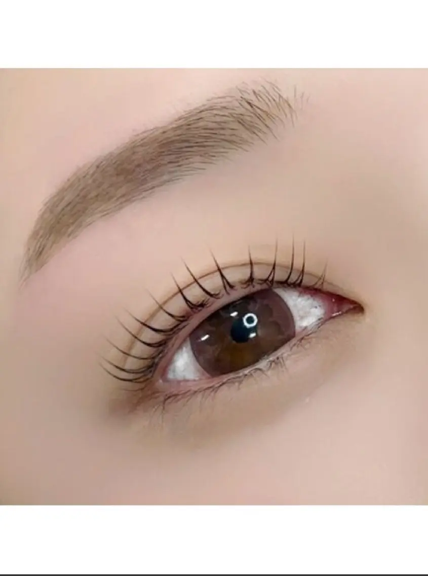 【可愛い目元セット】まつげパーマ上+眉毛WAXの写真