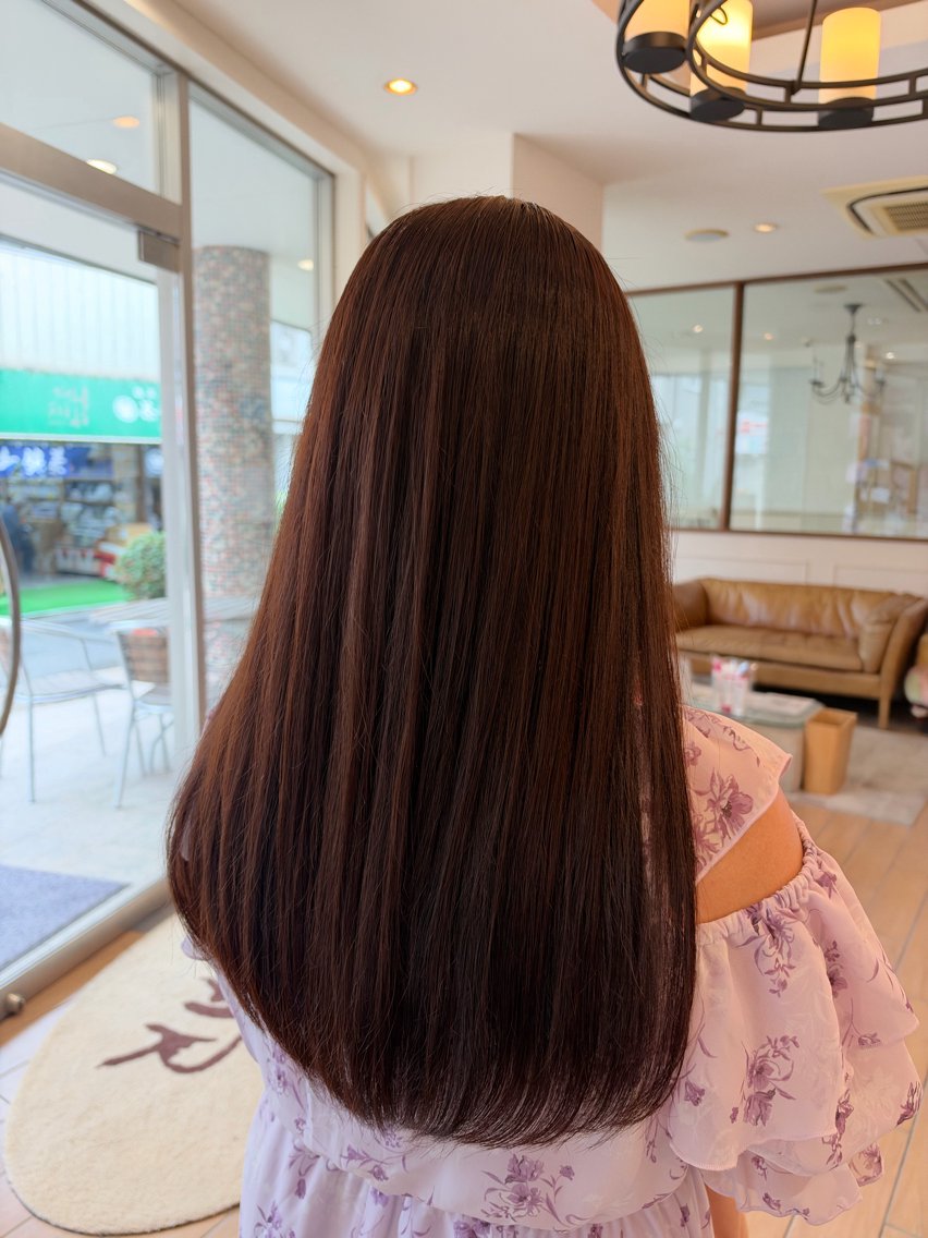 ロング 髪質改善 カット トリートメント hana 🌷´-のヘアスタイル