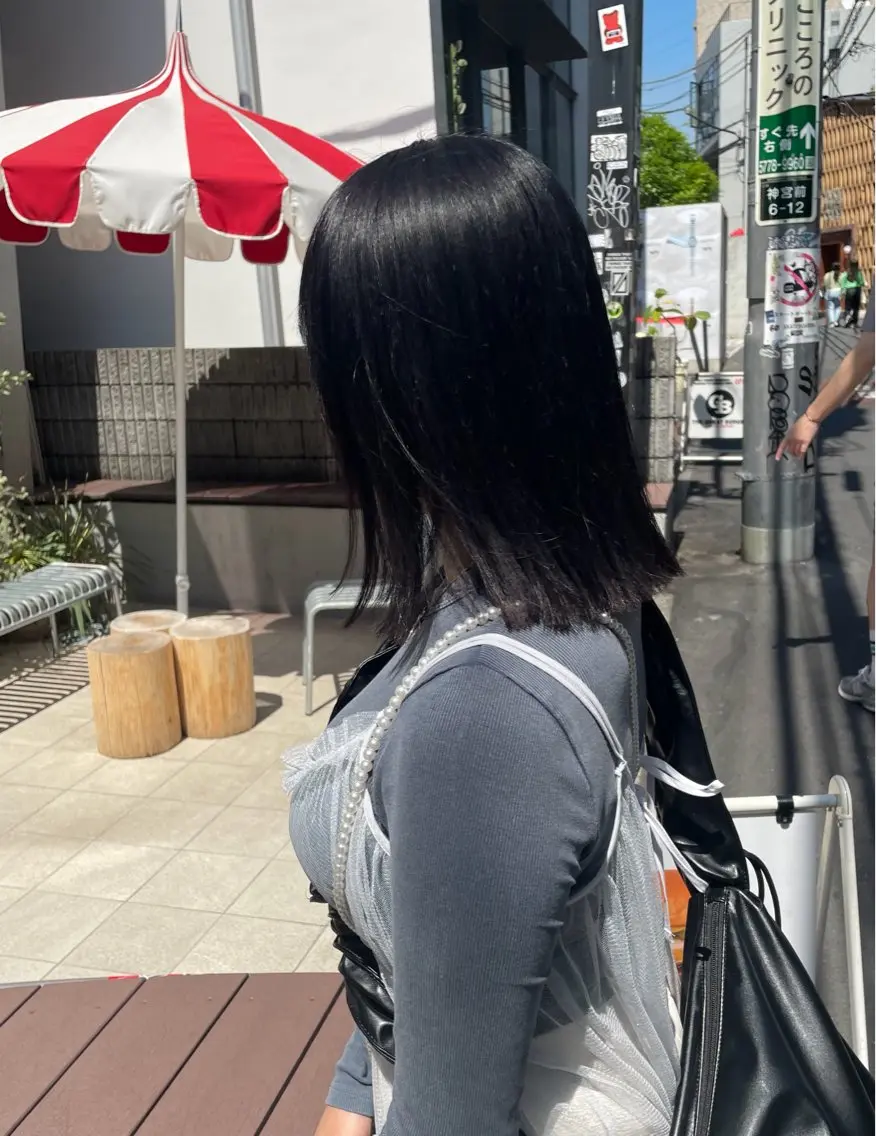 ミディアム 絶対綺麗な暖色カラー 🎯あります✨増渕✨のヘアスタイル