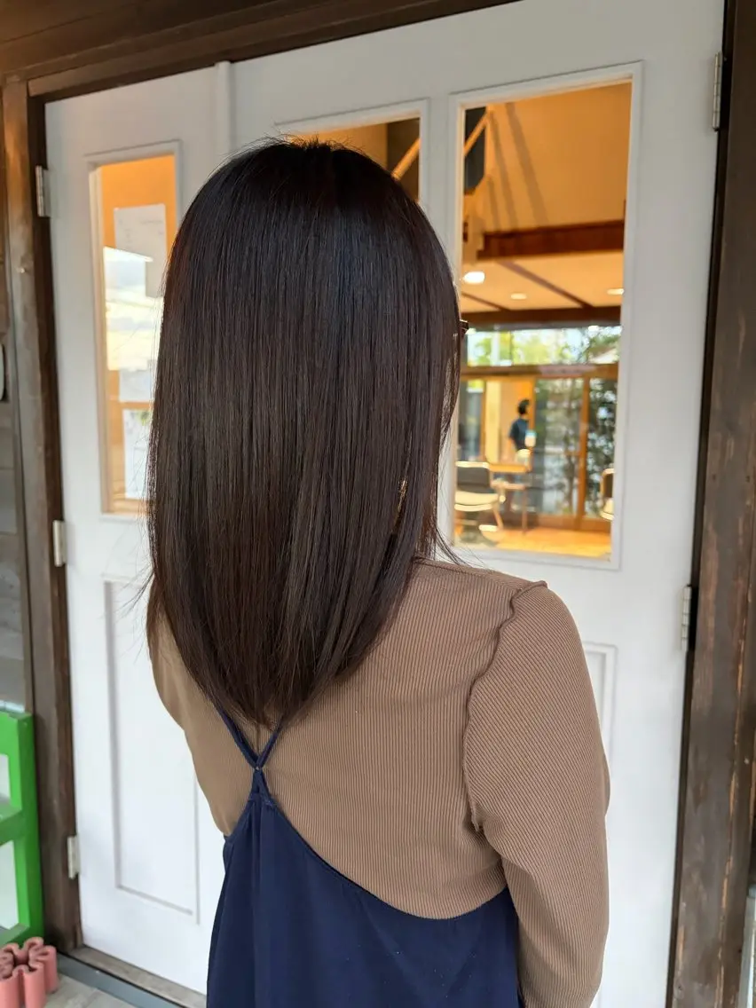 セミロング カラー 高橋 七海のヘアスタイル