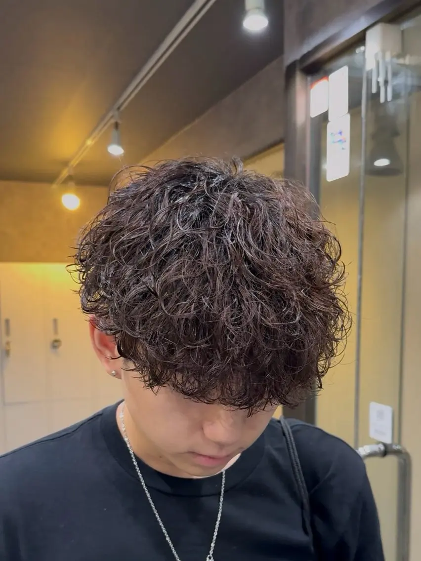 【メンズ新規限定】🔥波巻きスパイラルパーマモデル🔥（men's/メンズパーマモデル/新小岩メンズ）の写真