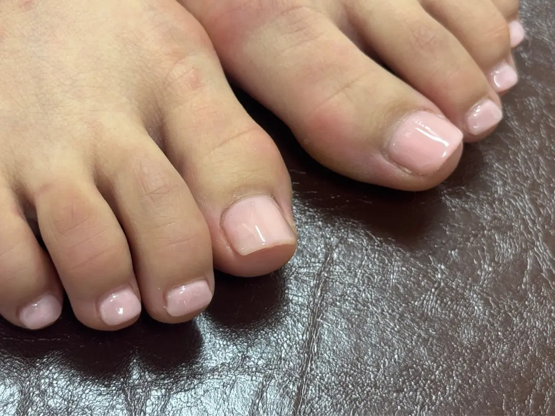 フットネイル【オフ込み】ワンカラーの写真