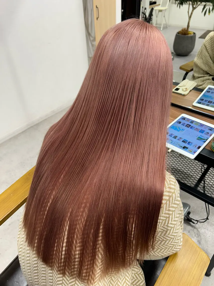 ロング ayu omochaのヘアスタイル