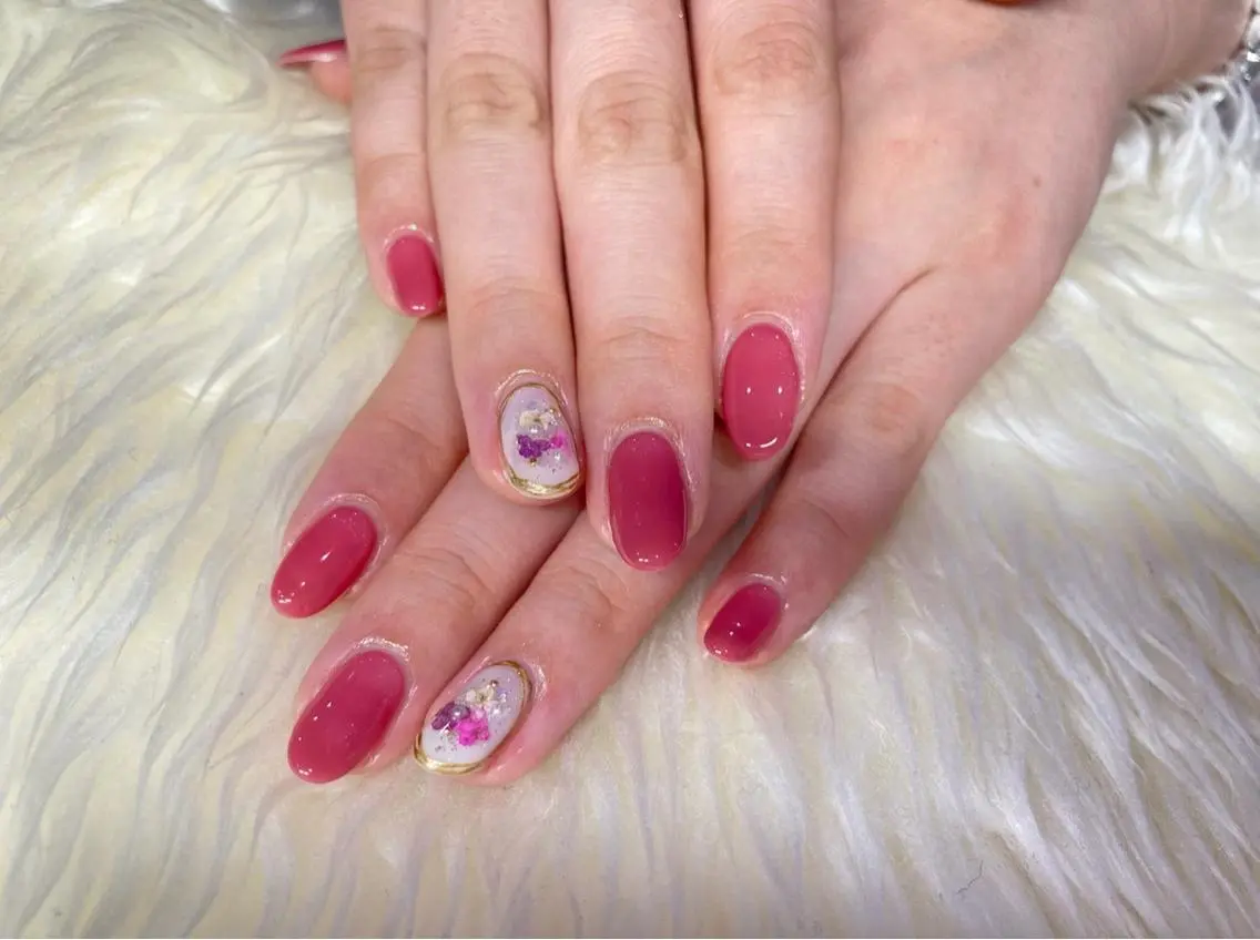 ネイル ジェルネイル パラジェル ブライダルネイル 冬ネイル ハンドネイル Nail&eye Belire 新宿のネイルデザイン
