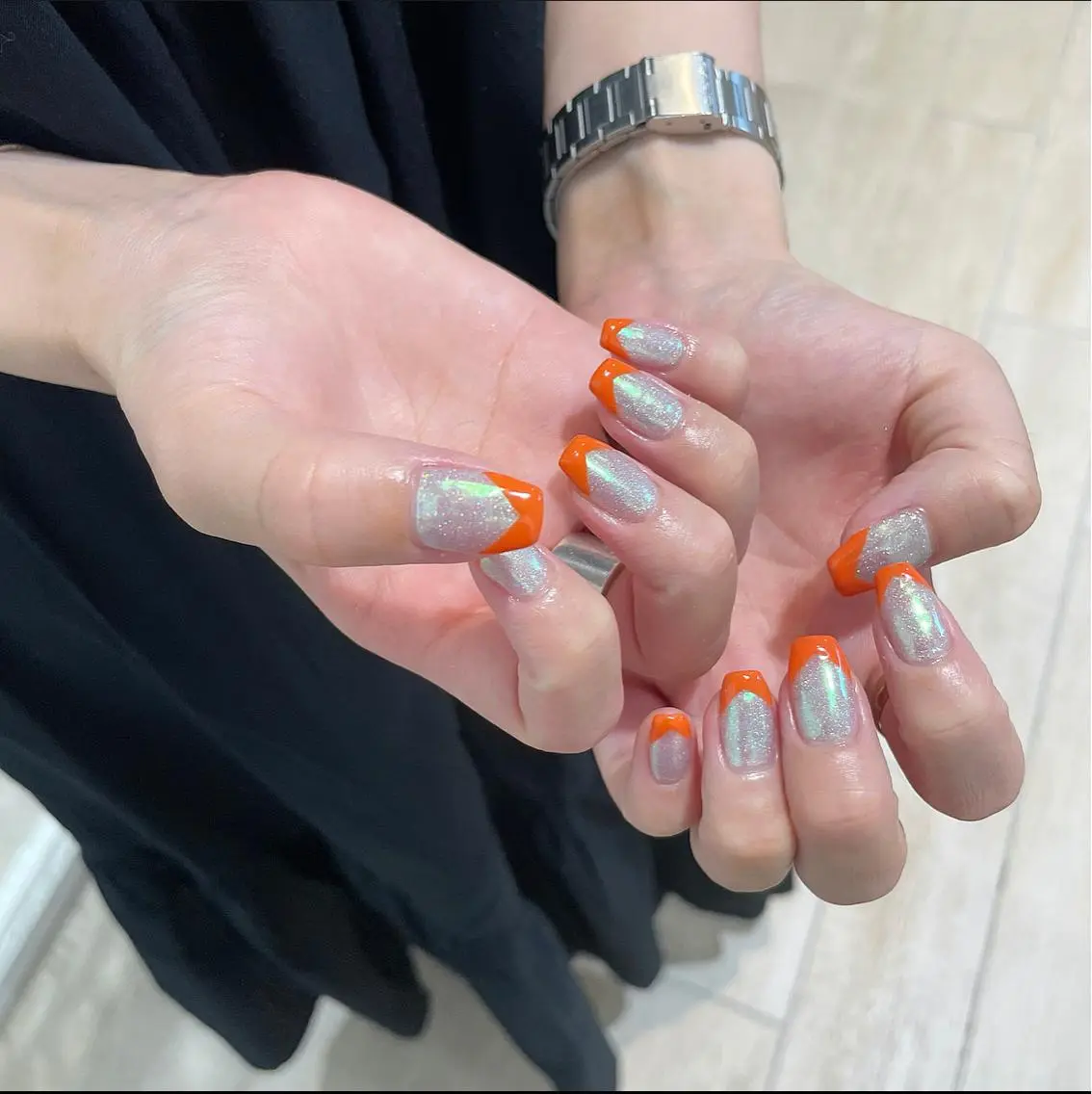 ネイル フレンチネイル rina eye&nailのマツエク・マツパデザイン