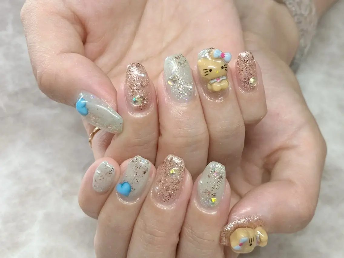 ネイル アニマル柄 ハンドネイル Orb nail (オーブ ネイル)のネイルデザイン
