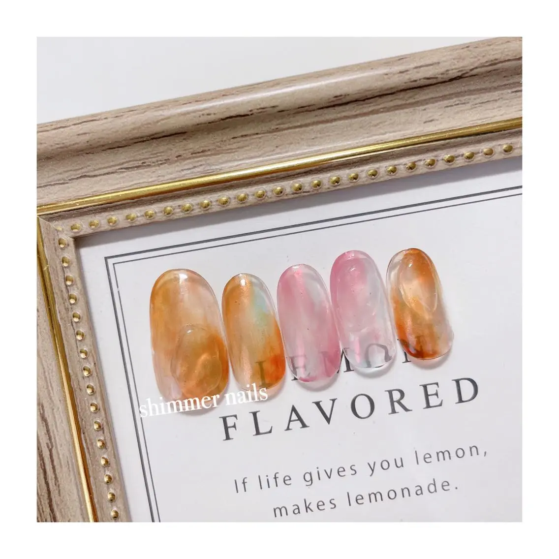 ネイル ぷっくりネイル shimmer nailsのネイルデザイン