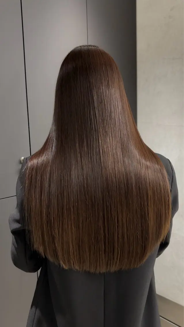 ロング ヘアカラー トリートメント Masu 美髪特化美容師のヘアスタイル