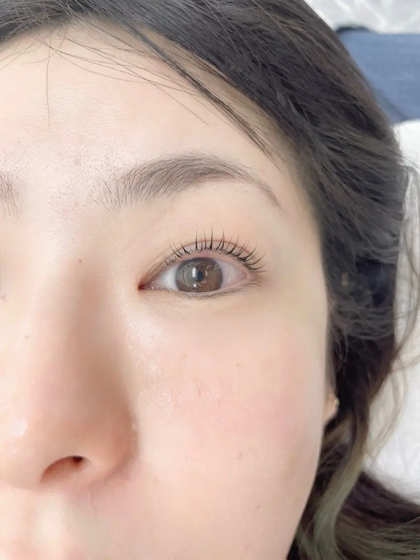 マツエク・マツパ 一重×まつ毛パーマ 桜 杏奈のマツエク・マツパデザイン