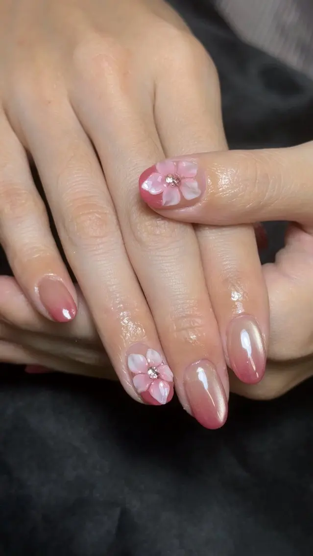 ネイル 持ち込み ワンホンネイル ハンドネイル AKIKO NAILのネイルデザイン