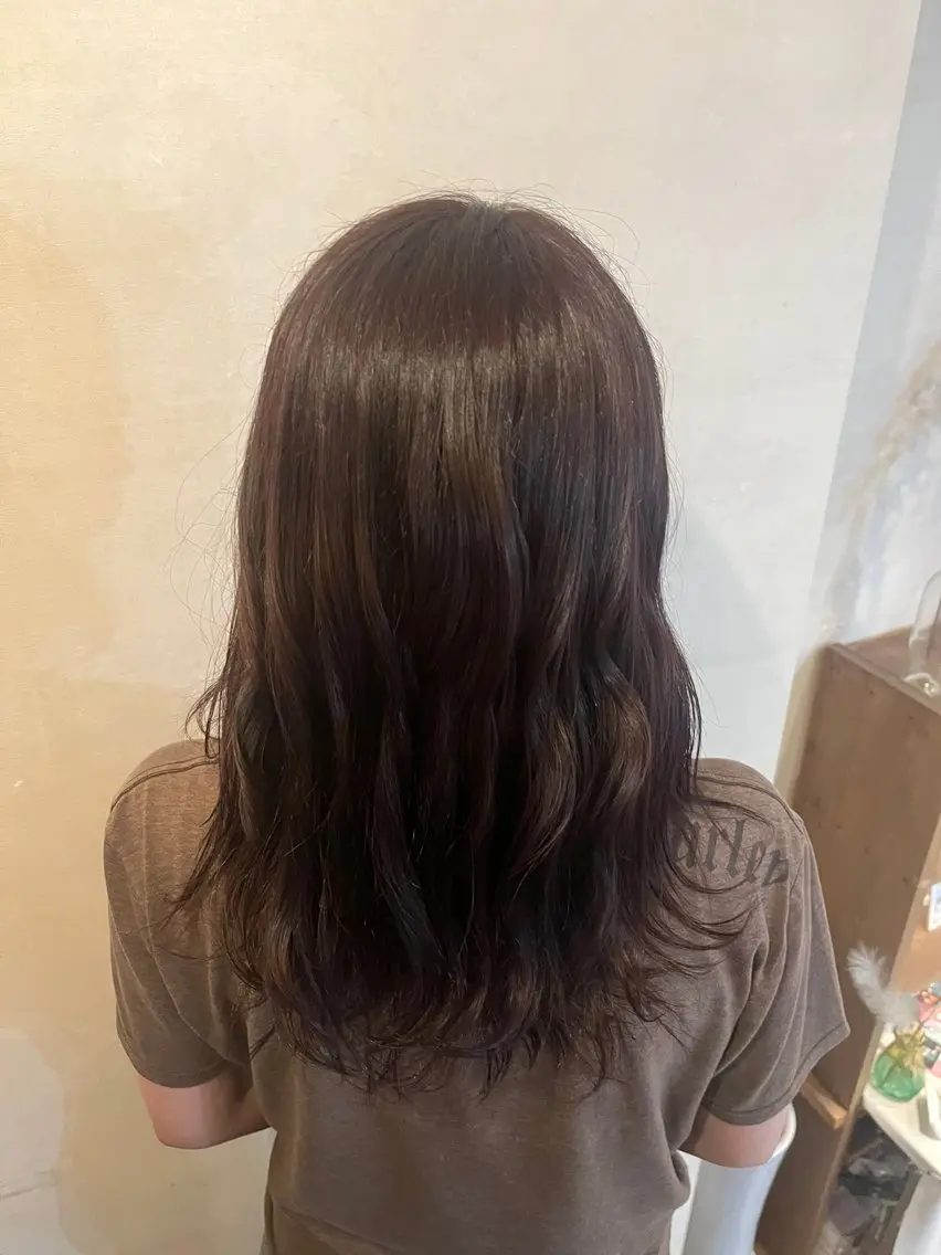 ミディアム カラー トリートメント 🫧ブリーチ×透明感 カラー🎀ココカラのヘアスタイル