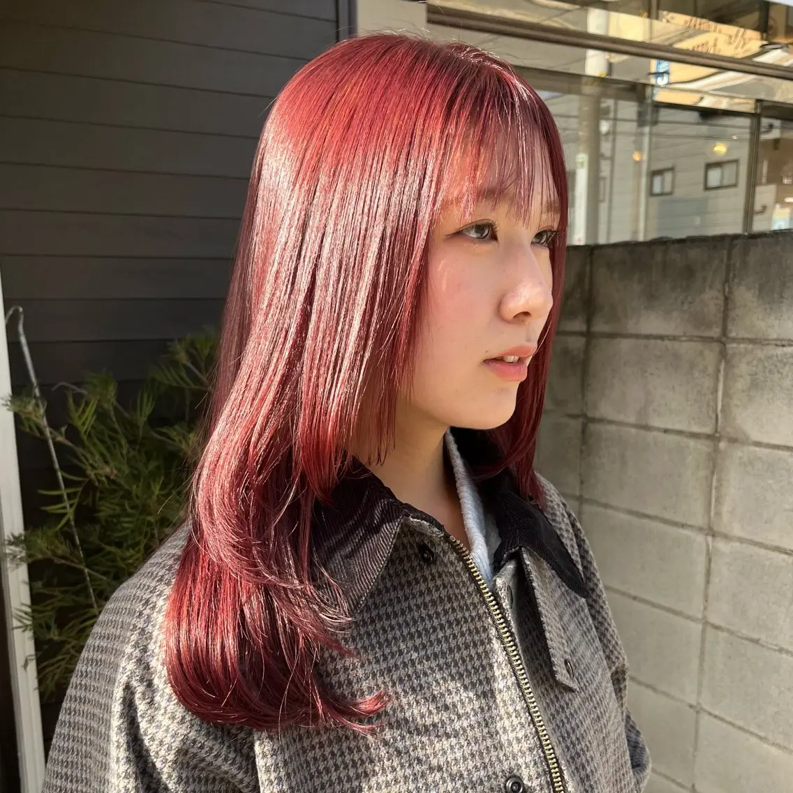セミロング ヘアカラー &so./ meru🐑🌱のヘアスタイル