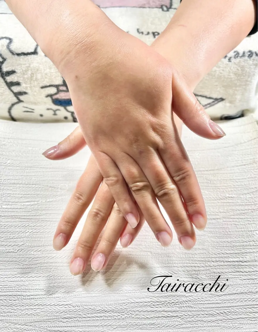 ネイル ジェルネイル ショートネイル ハンドネイル ハンドケア Tairacchi タイラッチのエステ・リラクイメージ