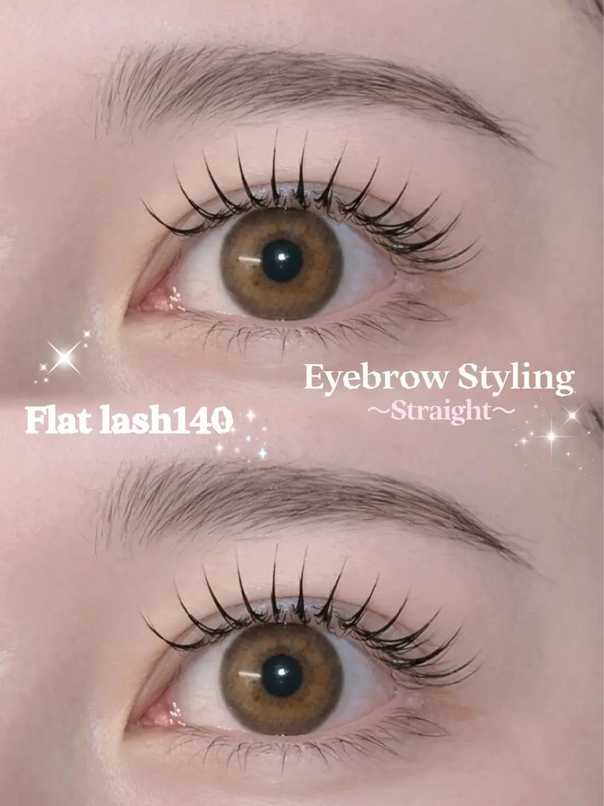 マツエク・マツパ フラットラッシュ ナチュラル esbymaison SHIINAのマツエク・マツパデザイン