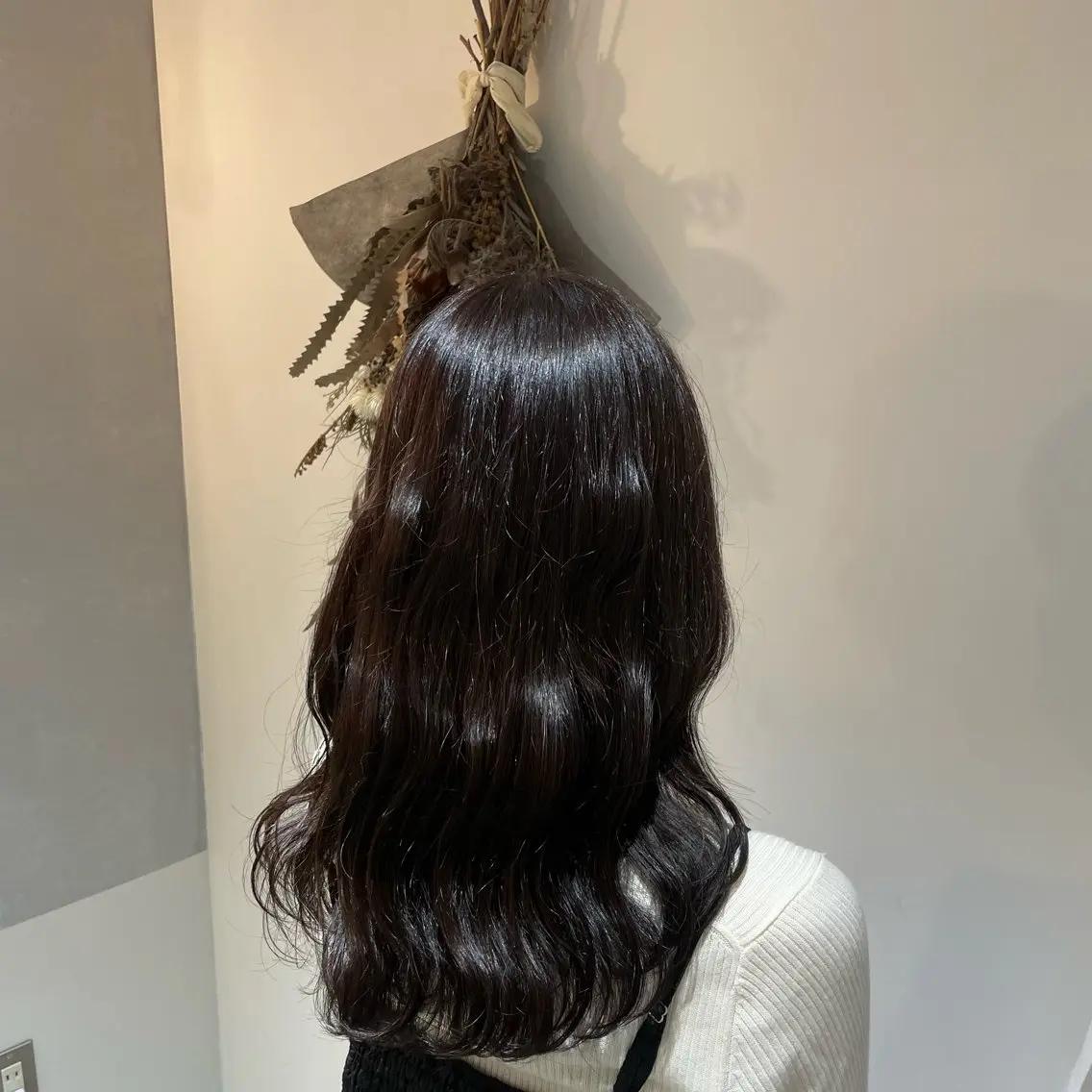 セミロング カラー ベージュカラー 吉村 芽咲のヘアスタイル